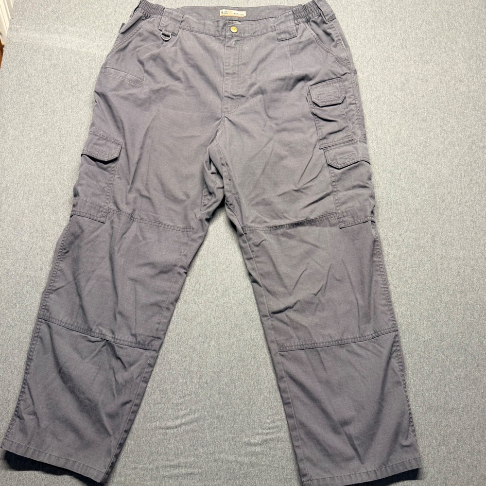 5.11 Tactical Mens 38x30 Cargo Pants Gray Ripstop Work Outdoor Hiking Utility